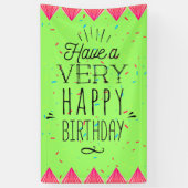 Bannière verticale unique de joyeux anniversaire (Vertical)