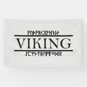 Bannière Viking Runes (Horizontal)
