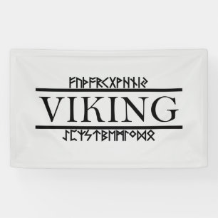 Bannière Viking Runes