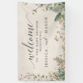 Bannière vintage de bienvenue en vinyle (Vertical)