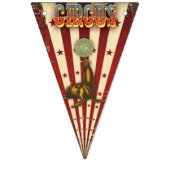 Bannière vintage de cirque (Premier drapeau)