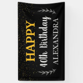 Bannière Vinyl 40e anniversaire, 3' x 5' (Vertical)