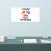 Bannière vinyle 2x1 Joyeux Anniversaire (Salon professionnel)