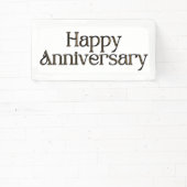 Bannière vinyle 2x1 pour anniversaire de mariage (Insitu)