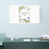 Bannière vinyle 3x5 Get Well Soon Blues (Salon professionnel)