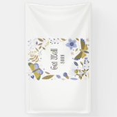 Bannière vinyle 3x5 Get Well Soon Blues (Vertical)