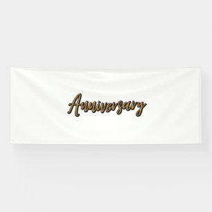 Bannière vinyle 4x10 pour anniversaire de noces d'