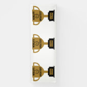 Bannière vinyle 4x12 pour la fête des pères la plu (Verticale)