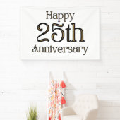 Bannière vinyle 4x6 pour 25e anniversaire (Insitu)