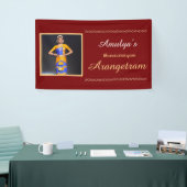 Bannière vinyle Bharatanatyam Arangetram (Salon professionnel)