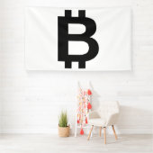Bannière vinyle Bitcoin B Gras 6x10 (Insitu)