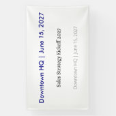 Bannière vinyle de bureau (événement d'entreprise) (Verticale)