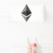 Bannière vinyle Ethereum Gris Icon 1.6x3 (Insitu)