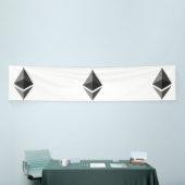 Bannière vinyle Ethereum Gris Icon 2,5x12 (Salon professionnel)