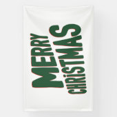 Bannière vinyle Noël joyeux 4x6 (Verticale)