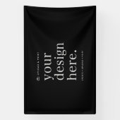 Bannière Votre conception téléchargée 1,2 m x 1,8  (Verticale)