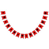 Bannières albanaises, Parti du drapeau albanais /  (Tout)