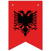 Bannières albanaises, Parti du drapeau albanais /  (Deuxième drapeau)