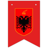 Bannières albanaises, Parti du drapeau albanais /  (Premier drapeau)