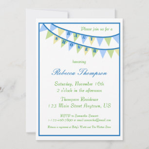 Bannières Baby shower Invitation