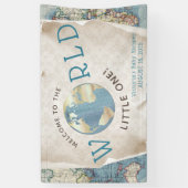 Bannières de Baby shower de carte vintage (Vertical)