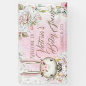 Bannières de Baby shower lapin (Vertical)