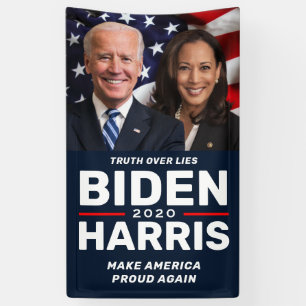Bannières de campagne personnalisées Biden Harri