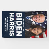 Bannières de campagne personnalisées Biden Harris  (Horizontal)