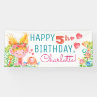 Bannières de fête de Troll mignonnes