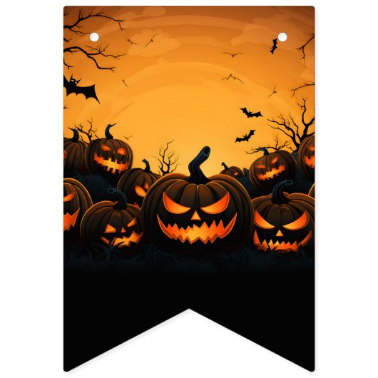 Bannières de la fête d'Halloween (Deuxième drapeau)