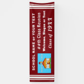 Bannières de réunion de classe personnalisées Déco (Vertical)