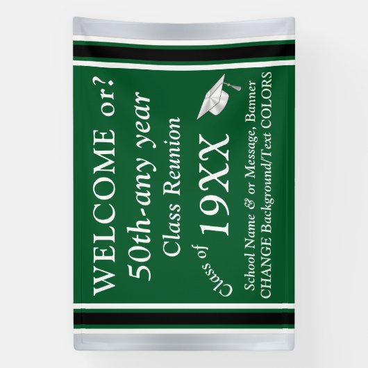 Bannières De Réunion Secondaire, Entièrement PERSO (Verticale)