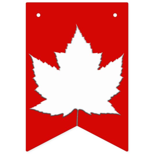 Bannières de soudage du drapeau du Canada Souvenir (Deuxième drapeau)