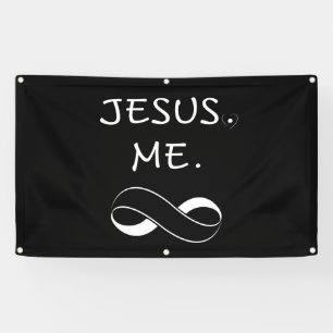 Bannières d'inspiration chrétienne Jésus Me Infini