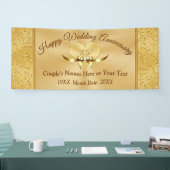 Bannières du 50e anniversaire du Mariage de l'or (Salon professionnel)