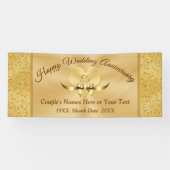 Bannières du 50e anniversaire du Mariage de l'or (Horizontal)