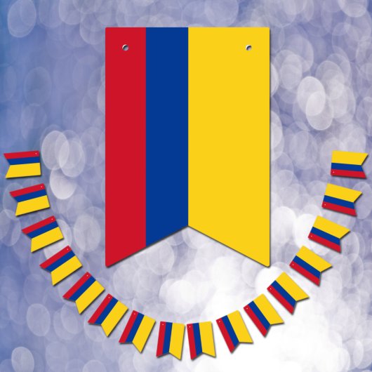 Bannières du Parti Colombie, Drapeau Colombien / M
