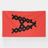 Bannières en vinyle 4x8. Abordable. Sur mesure. Œi (Horizontal)