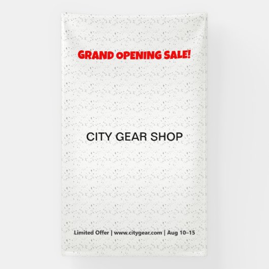 Bannières et panneaux de vinyle personnalisés | Év (Verticale)