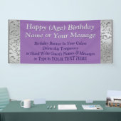 Bannières personnalisées d'anniversaire, votre (Salon professionnel)