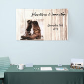 Bannières personnalisées de 3'x5' Boots Country Ru (Salon professionnel)