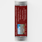 Bannières personnalisées de l'église bourguignonne (Vertical)