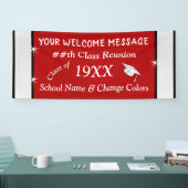 Bannières personnalisées, rouge et blanc de la (Salon professionnel)