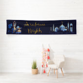Bannières pour Soirée Thème Les Mille et Une Nuits (En situation)