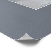 Bannitio | Poster avec cadre gris (Coin)