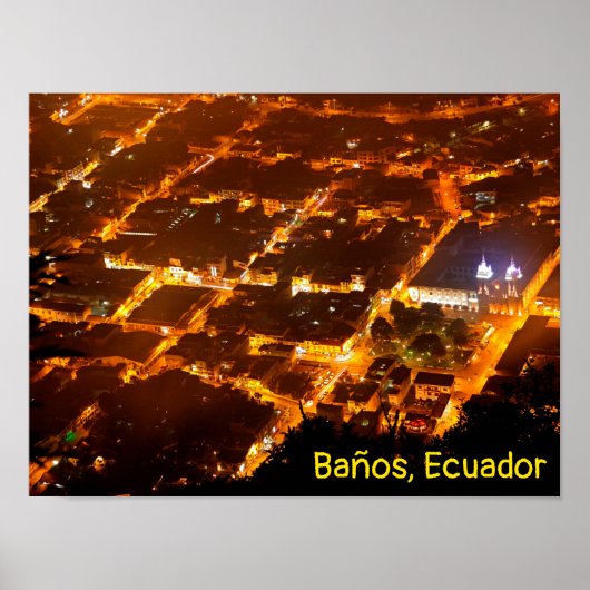 Banos, Ecuador Poster (Voorkant)