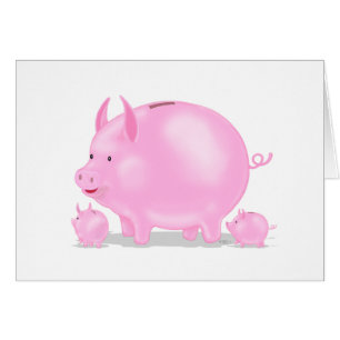 Banque De Piggy Avec Piglets