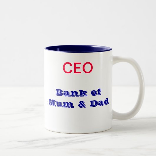 Banque de tasse de maman et de papa - Président (Droit)