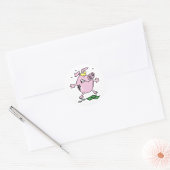 Banque Rose Piggy Avec Stickers Argent