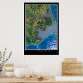 Banques extérieures Affiche satellite de la Caroli (Cuisine)